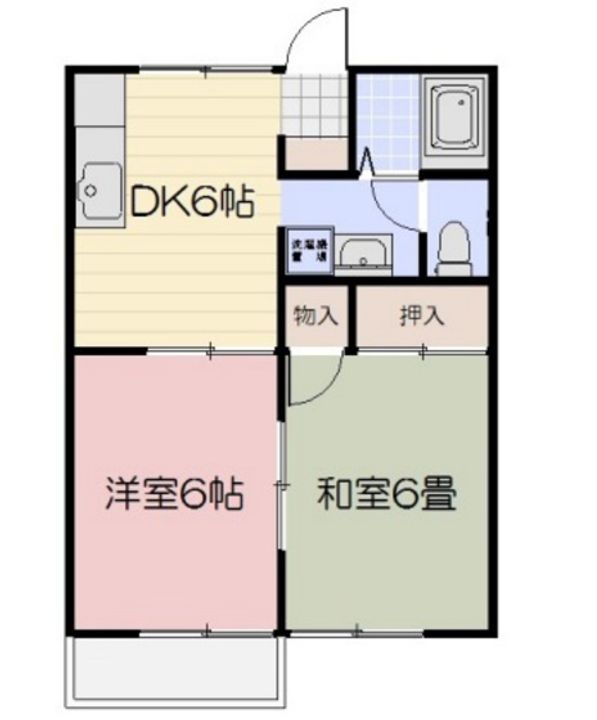 ソレイユキノミA棟の間取り