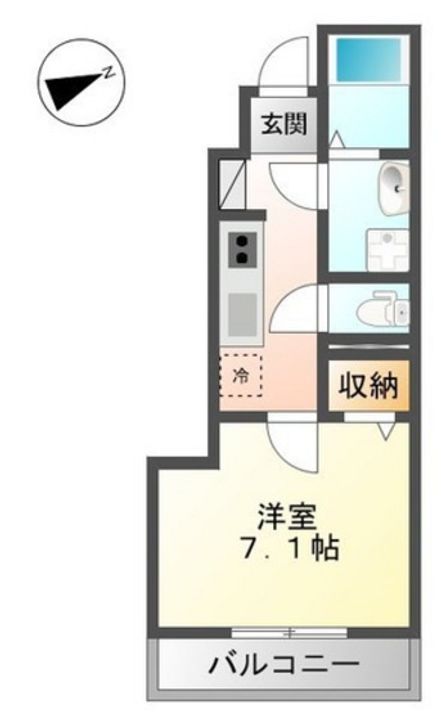 コンフォート矢賀の間取り