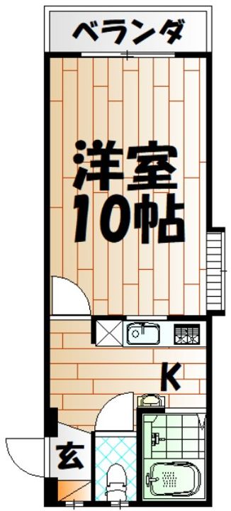 オリエンタル南小倉の間取り
