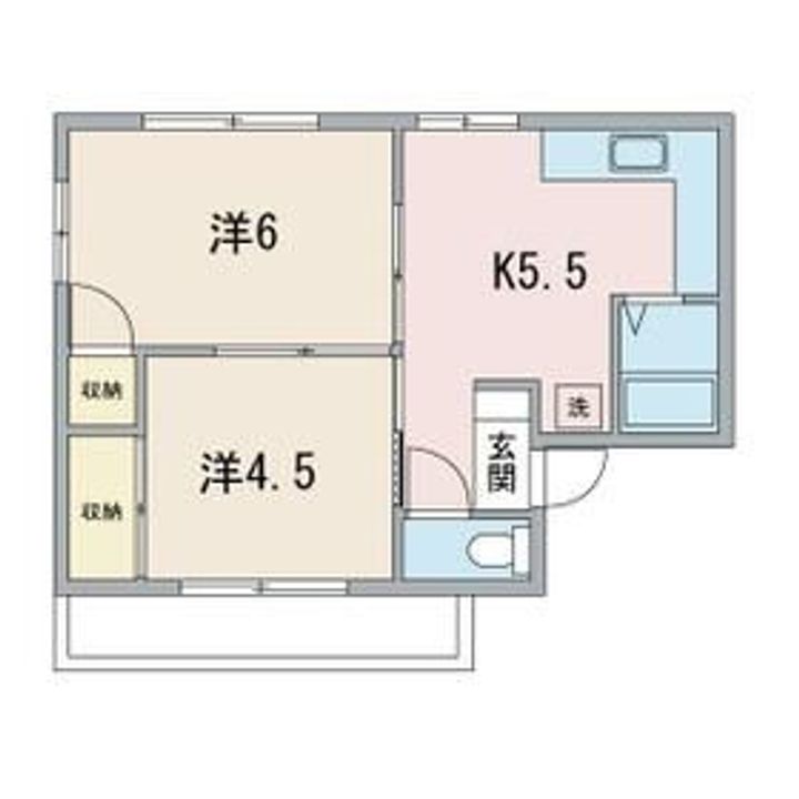 石田コーポの間取り