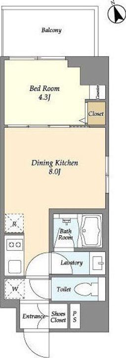 ドゥーエ南砂町の間取り