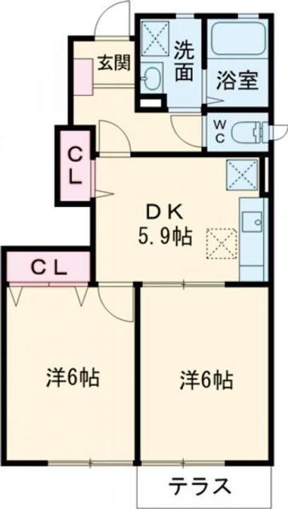 シーダーヒルズIIの間取り