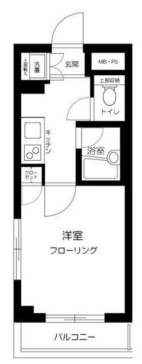 東京都新宿区西落合1(マンション)の賃貸物件の間取り