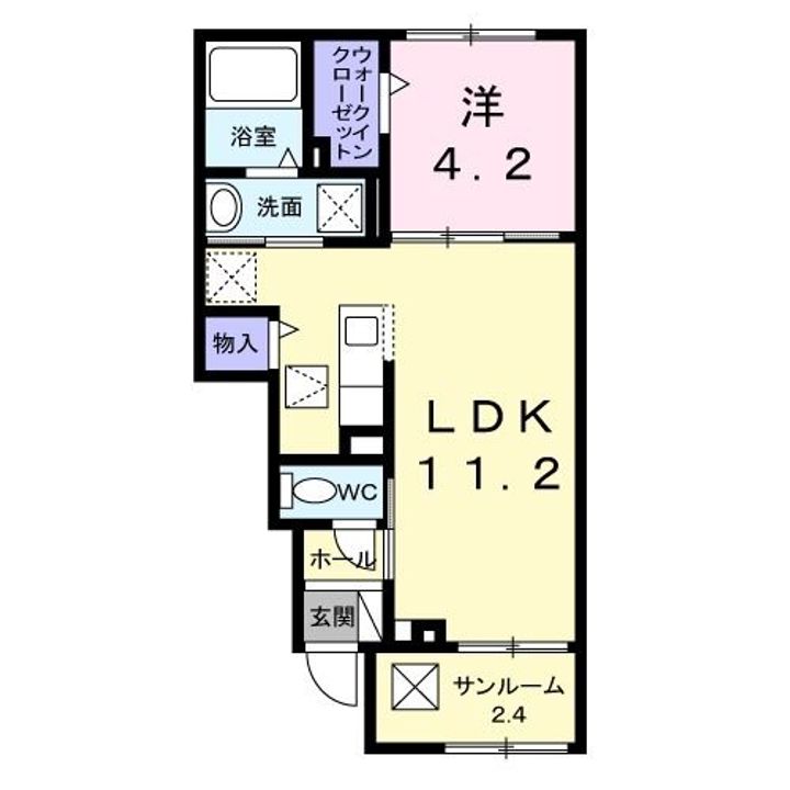 デュエルの間取り