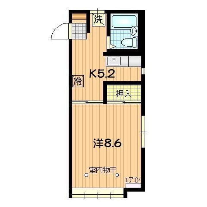 滝沢ヒルズ Bの間取り