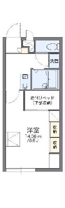 レオパレスRiziere MonterIの間取り