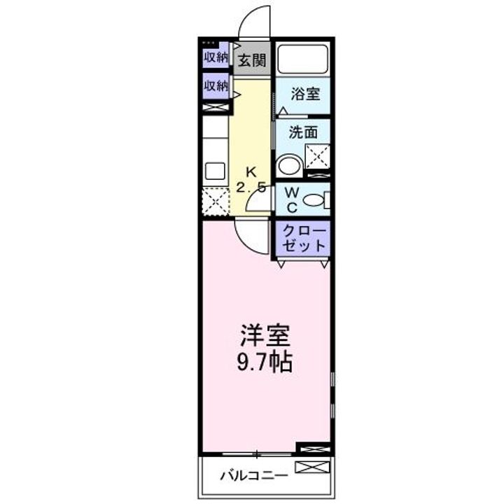 カーサ高陽の間取り
