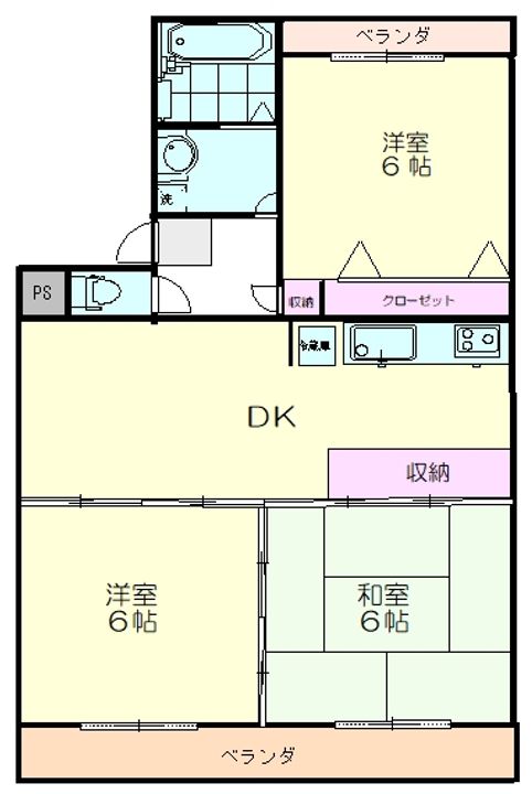 クレールアビタシオンの間取り
