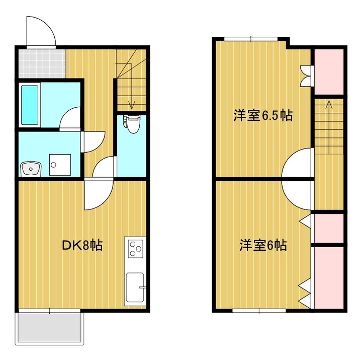 新潟県新潟市秋葉区新津本町1(一戸建)の賃貸物件の間取り