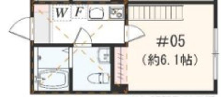 神奈川県平塚市真田4(アパート)の賃貸物件の間取り
