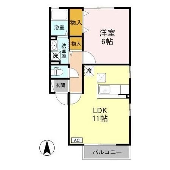 リヴェールノア Iの間取り