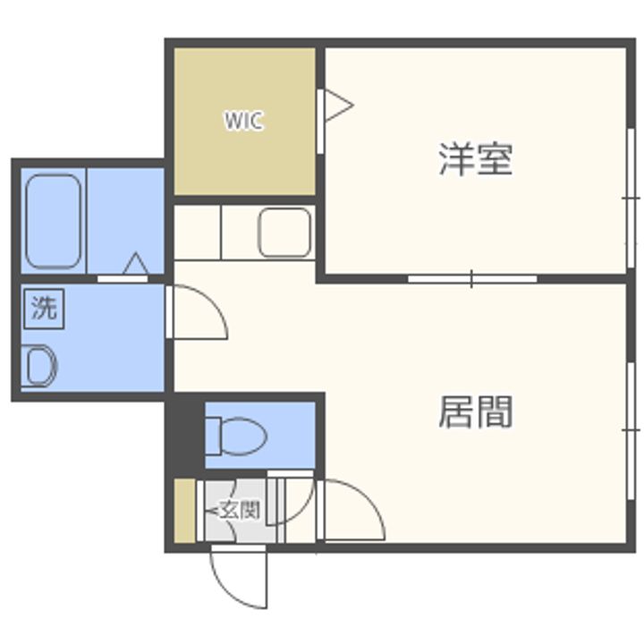 グローリー北郷の間取り