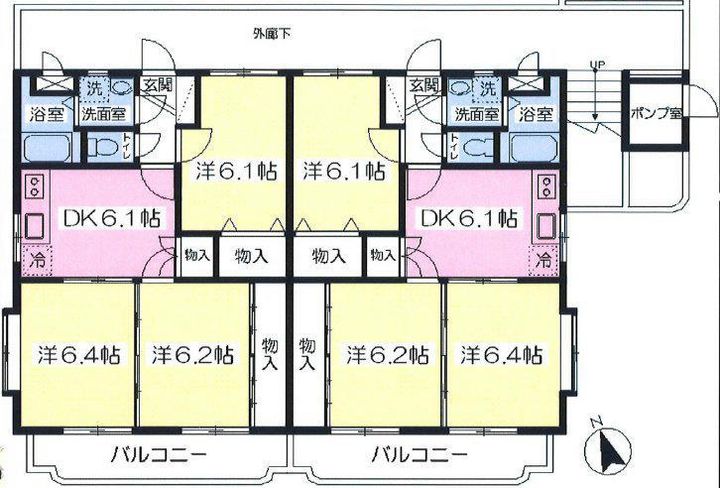 アンジュレーサクラノ IIの間取り