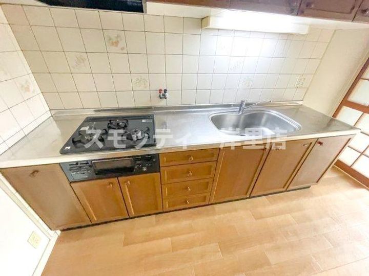 大阪府大阪市住之江区新北島3(マンション)の賃貸物件のキッチン