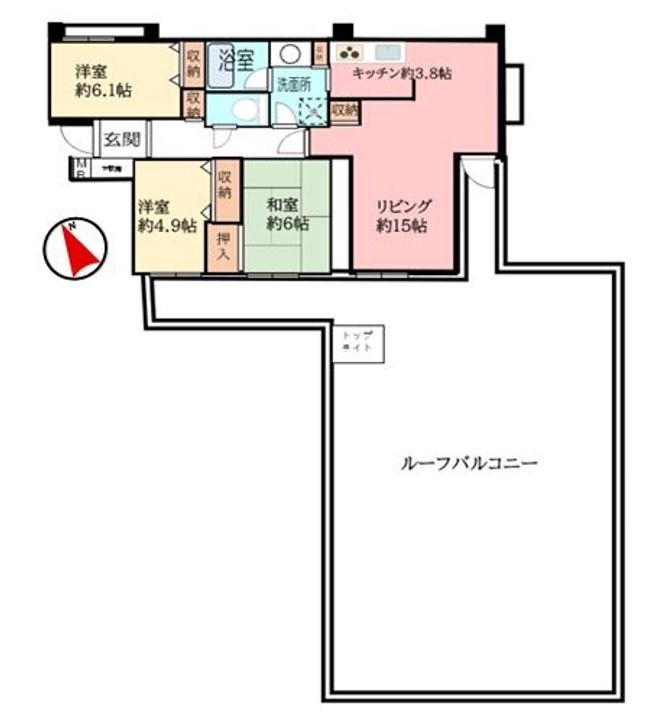 ロイヤルシャトー保土ヶ谷公園の間取り