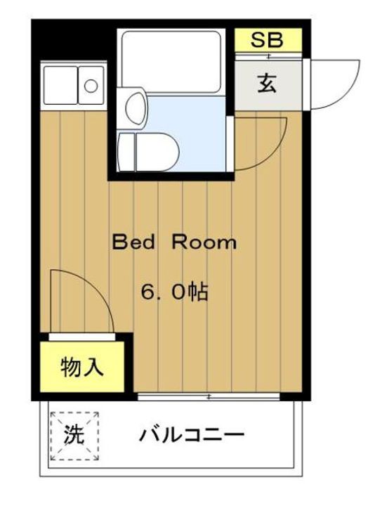 東京都八王子市大塚(マンション)の賃貸物件の間取り