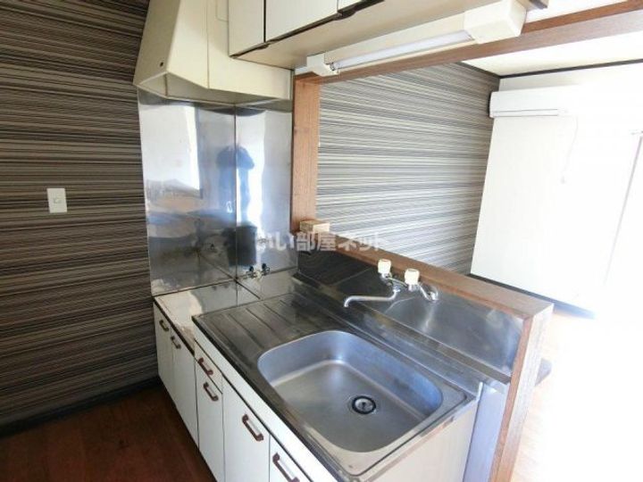 ホワイトテラスAのキッチン