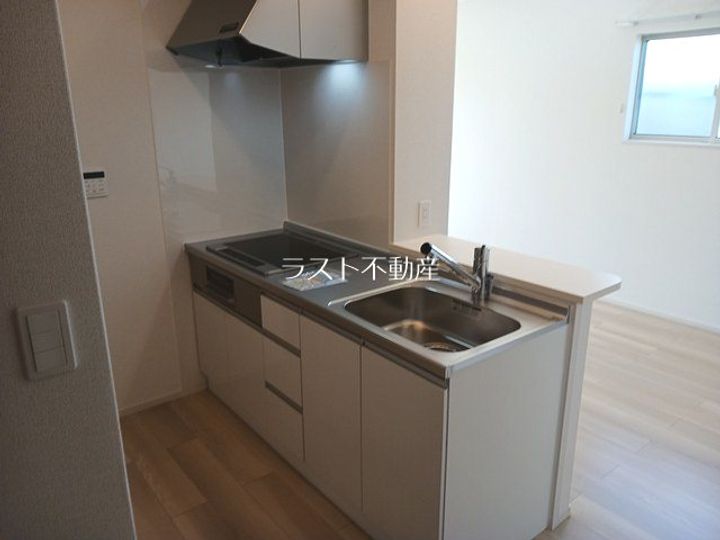 鹿児島県出水市平和町(アパート)の賃貸物件のキッチン