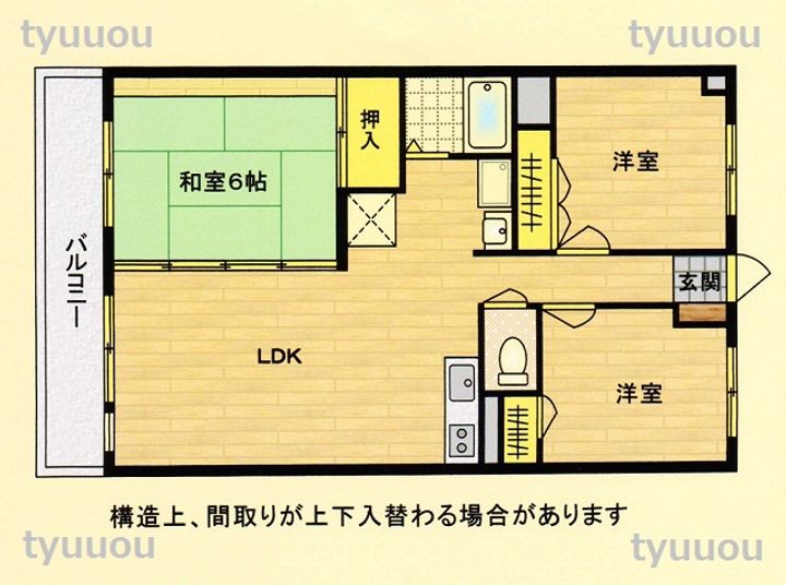 バンブガーデンの間取り