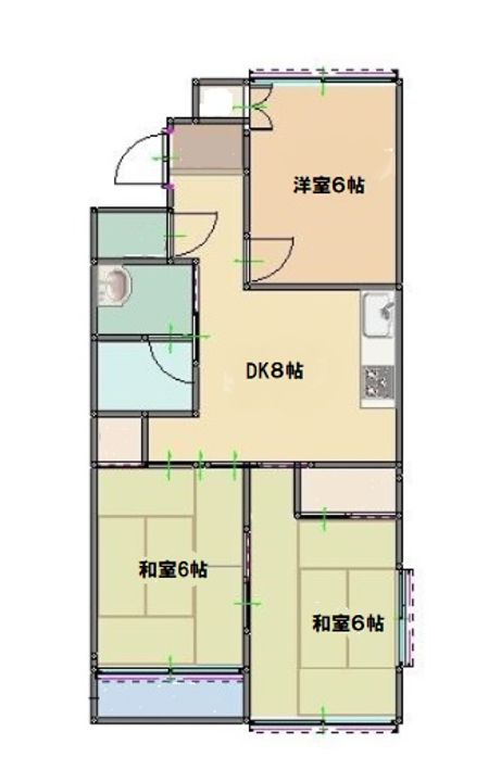 サンビレッジ鈴木の間取り