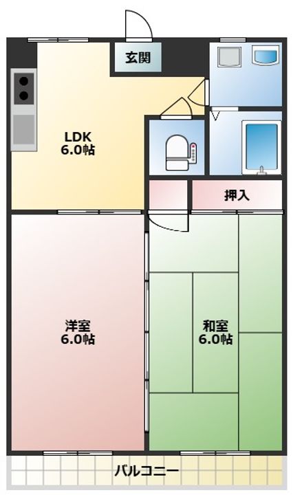 GTコーポの間取り