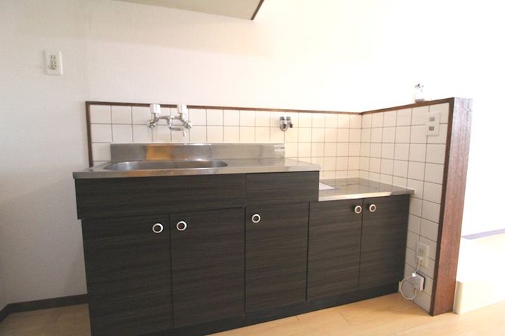 鹿児島県鹿児島市平之町(マンション)の賃貸物件のキッチン