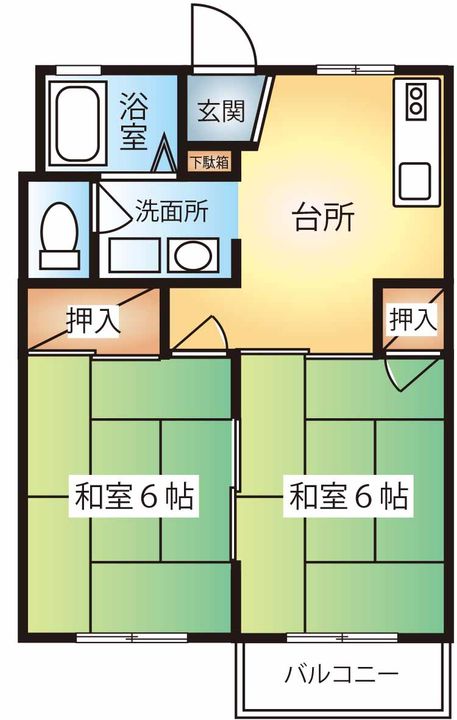 メゾンムラヤマBの間取り