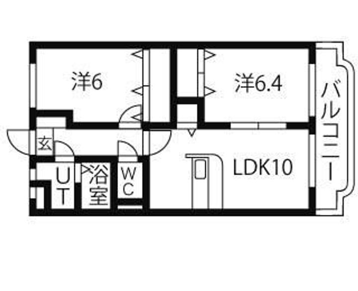 栃木県栃木市野中町(マンション)の賃貸物件の間取り