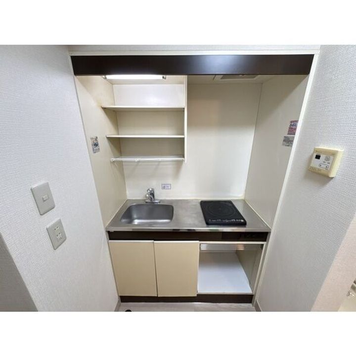 群馬県高崎市芝塚町(マンション)の賃貸物件のキッチン