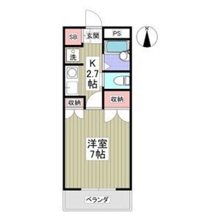 群馬県高崎市芝塚町(マンション)の賃貸物件の間取り