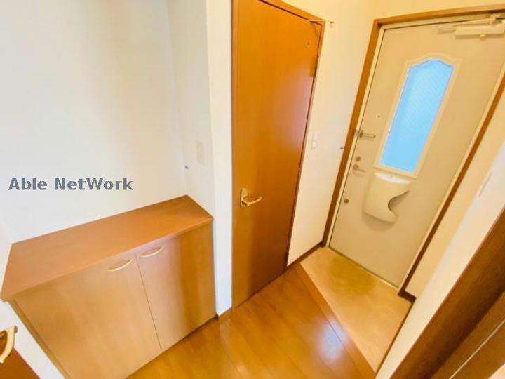 グリュックパランの玄関