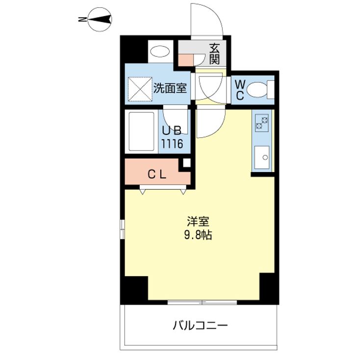 サンライズあすと長町の間取り
