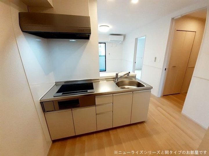 栃木県佐野市浅沼町(アパート)の賃貸物件のキッチン