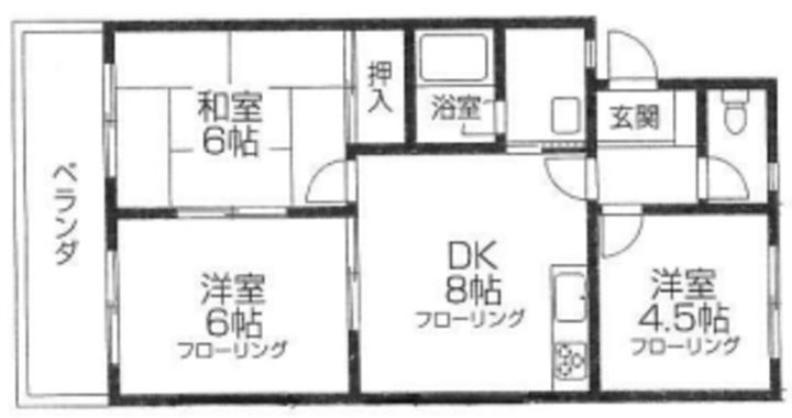 須崎マンションの間取り