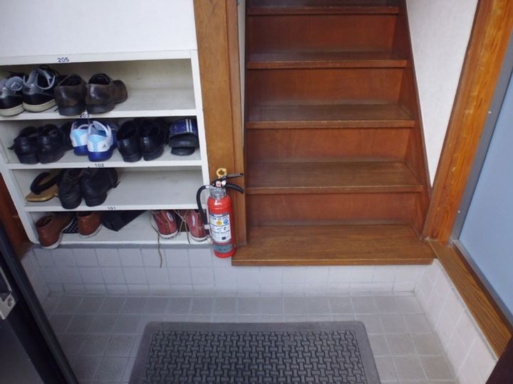 トミーハイツの玄関