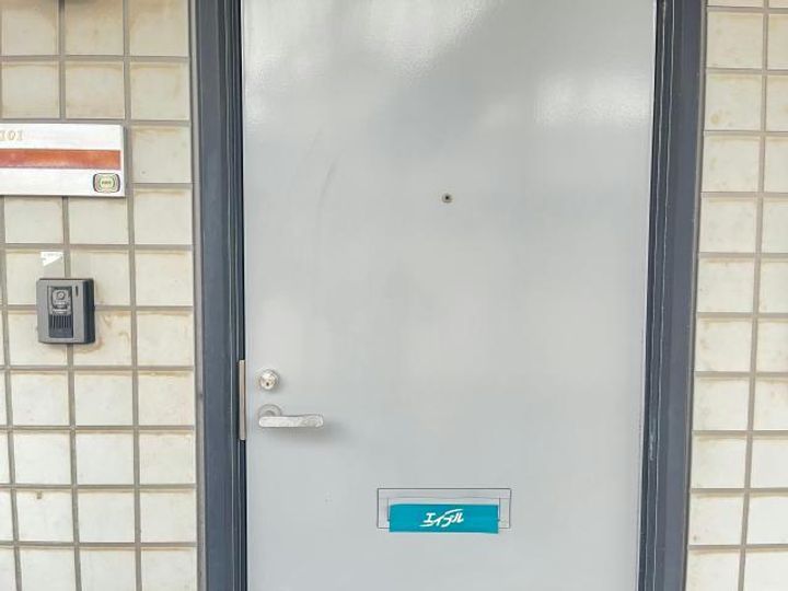 山口県岩国市三笠町1(アパート)の賃貸物件の玄関