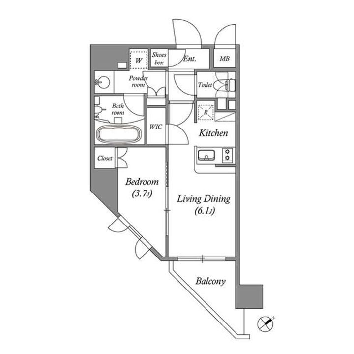 東京都練馬区豊玉中2(マンション)の賃貸物件の間取り