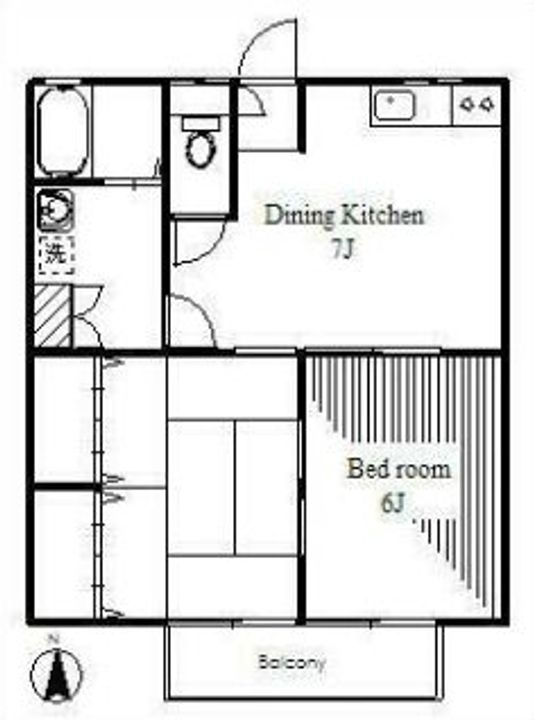 コーポ華の間取り