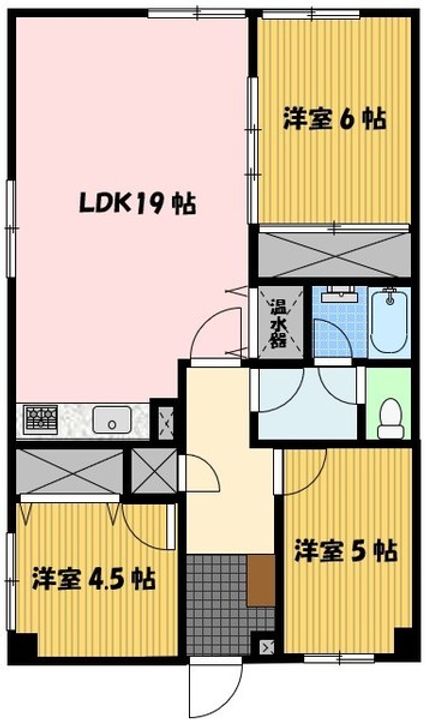 三山ビルの間取り