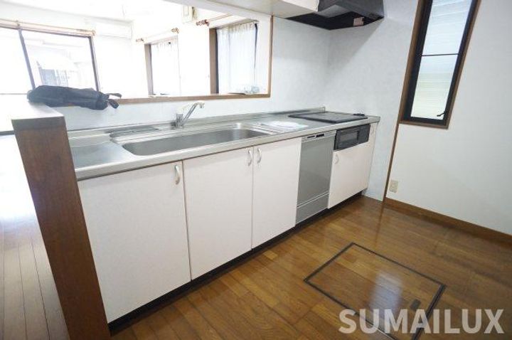 熊本県熊本市東区神園2(一戸建)の賃貸物件のキッチン