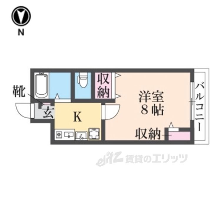 イーストヴィラキタの間取り