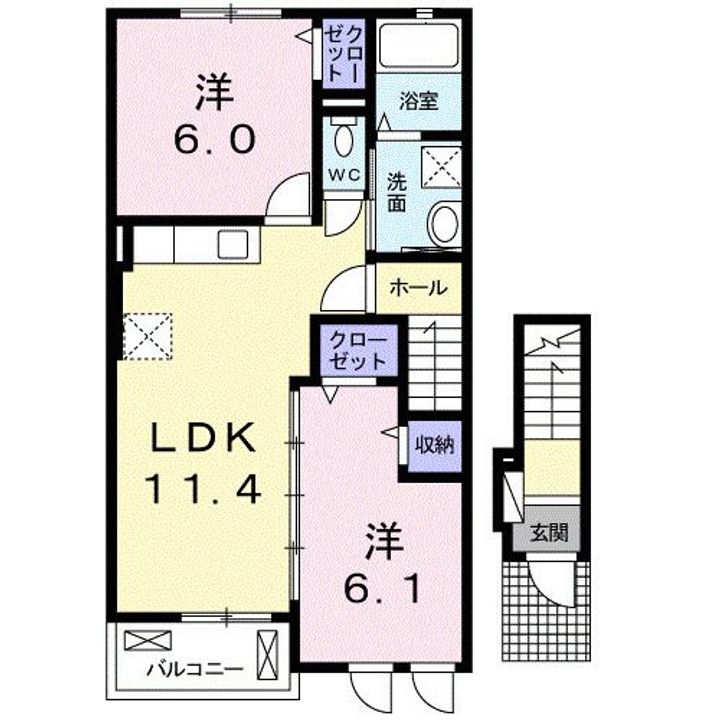 ローレルハウスの間取り