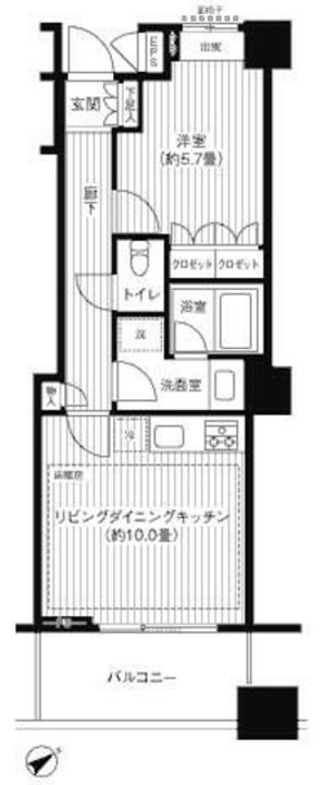 エアライズタワーの間取り