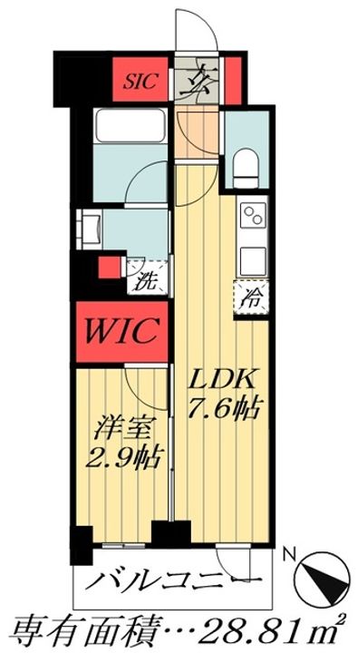 東京都江戸川区南篠崎町2(マンション)の賃貸物件の間取り