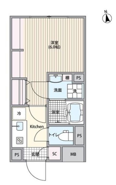 エルファーロ笹塚IIIの間取り