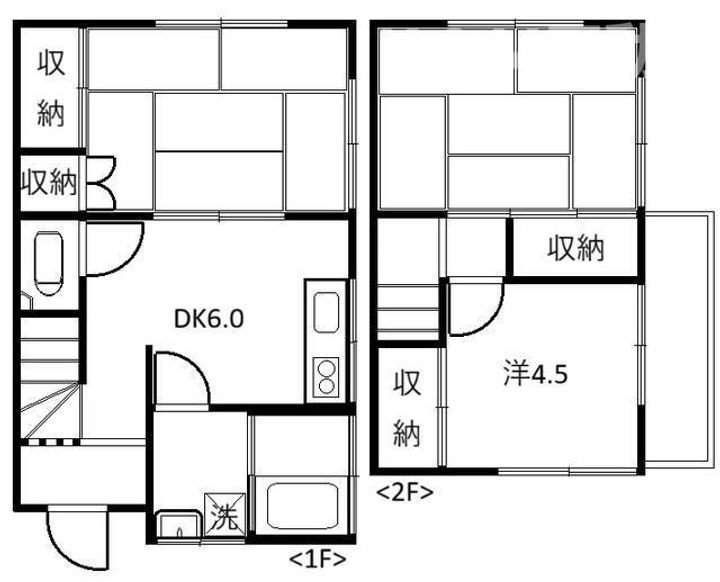 千葉県柏市柏(一戸建)の賃貸物件の間取り