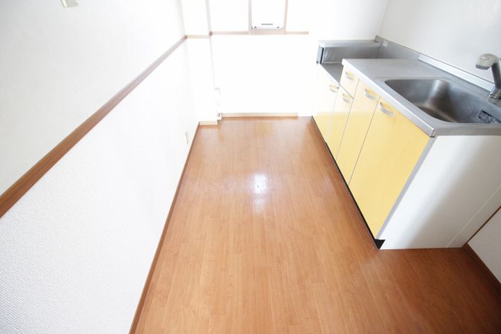 熊本県菊池郡大津町大字引水(アパート)の賃貸物件のキッチン