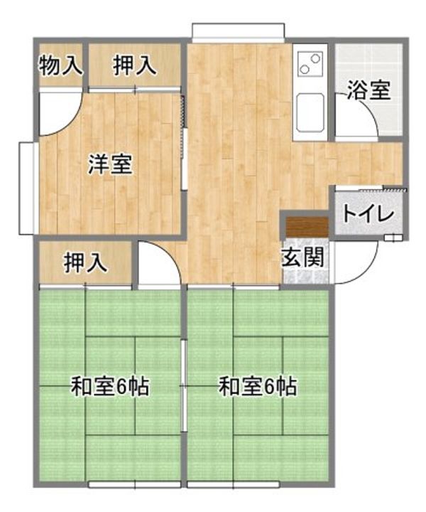 リトルロックの間取り