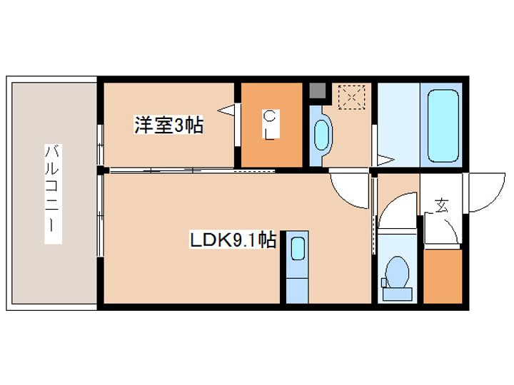 セジュールGの間取り