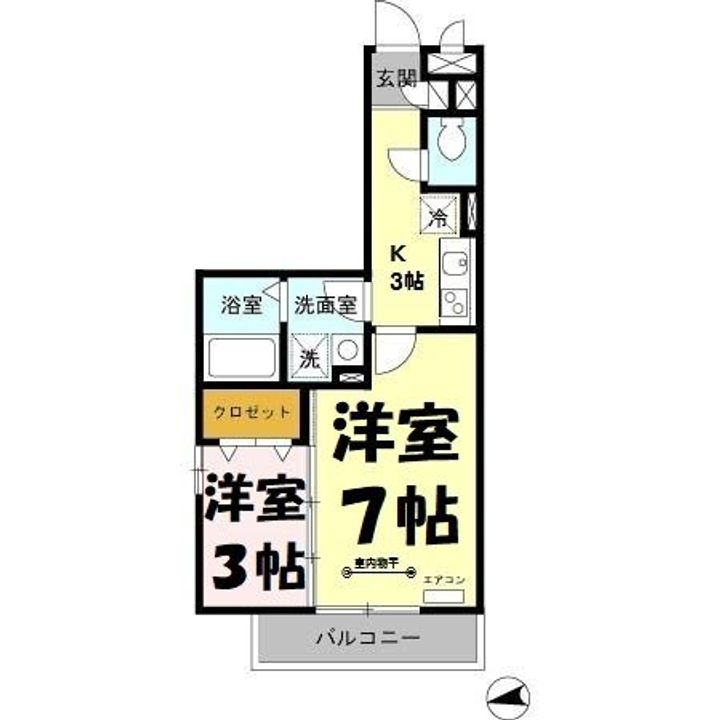 パウロニアの間取り